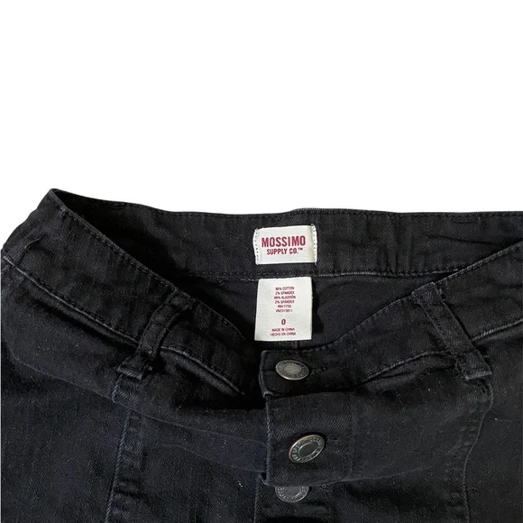 Mossimo Supply Co. Button Front A-Line Denim Skirt - Picture 2 of 5